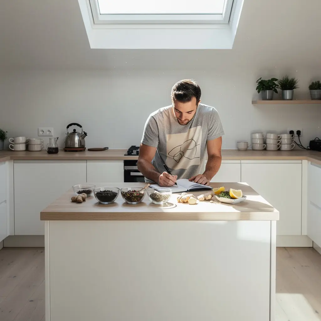 Teás kanna, amelyből gőzölög a forró tea.